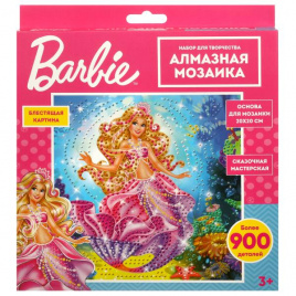 Алмазная мозаика 20*20 см волшебная русалка МУЛЬТИ АРТ в кор.48шт