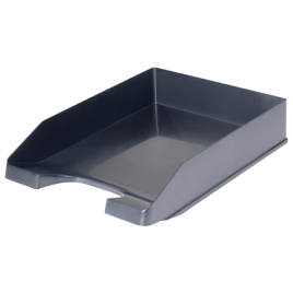 Лоток горизонтальный для бумаг СТАММ Стандарт, черный, ЛТ22