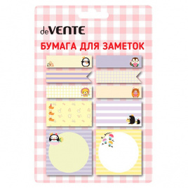 Блок самоклеящийся (стикеры) в наборе 45*45 12*45 25*45 10*20лPenguin and Other DEVENTE 2010119