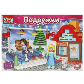 Конструктор на катке, 108 дет. Город мастеров