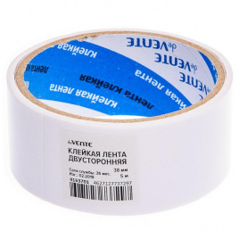 Клейкая лента двусторонняя 38*5 основа полипропилен DEVENTE 4163701
