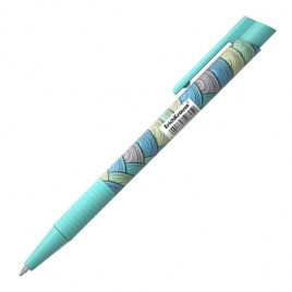 Ручка автомат ColorTouch.Emerald Wave синяя 0.7/107мм корпус рисунок ERICH KRAUSE 50825
