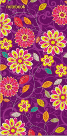 ЗАП.КНИЖКА  9*16 ЦВЕТЫ 18286