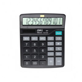 Калькулятор настольный 12-разрядный DP 148*120мм черный е/п DELI E837