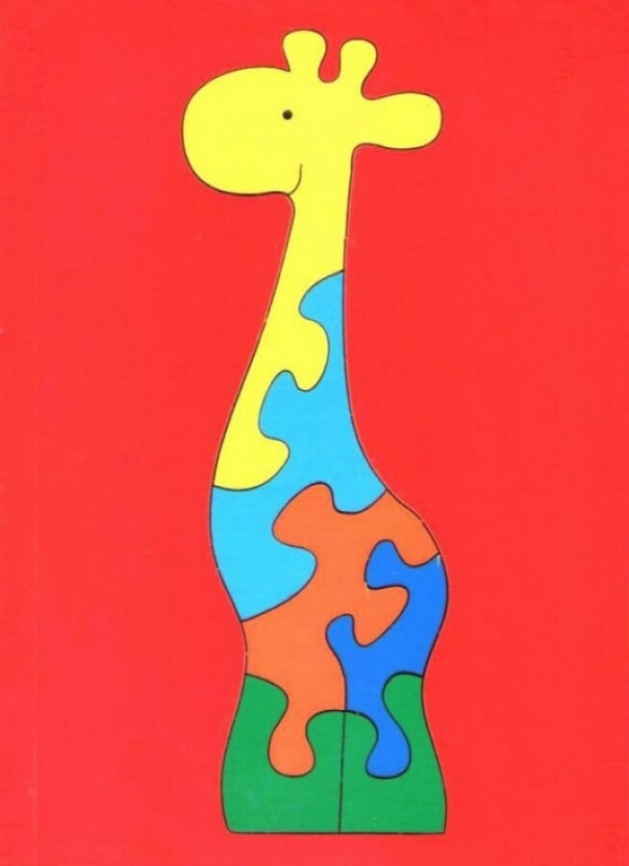 Сложи картинку Жираф фото 1