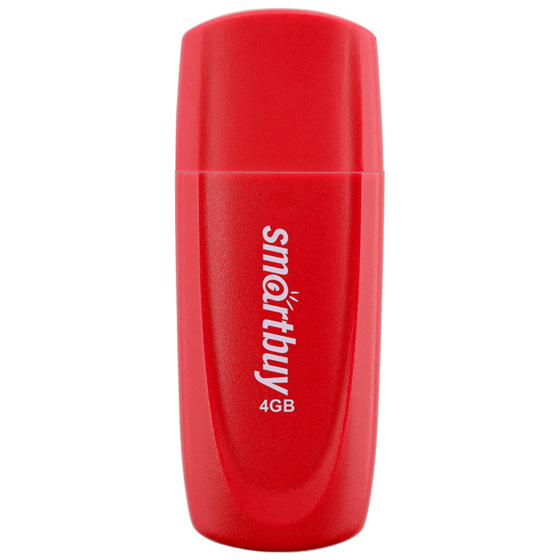 Память Smart Buy Scout  4GB, USB 2.0 Flash Drive, красный фото 1