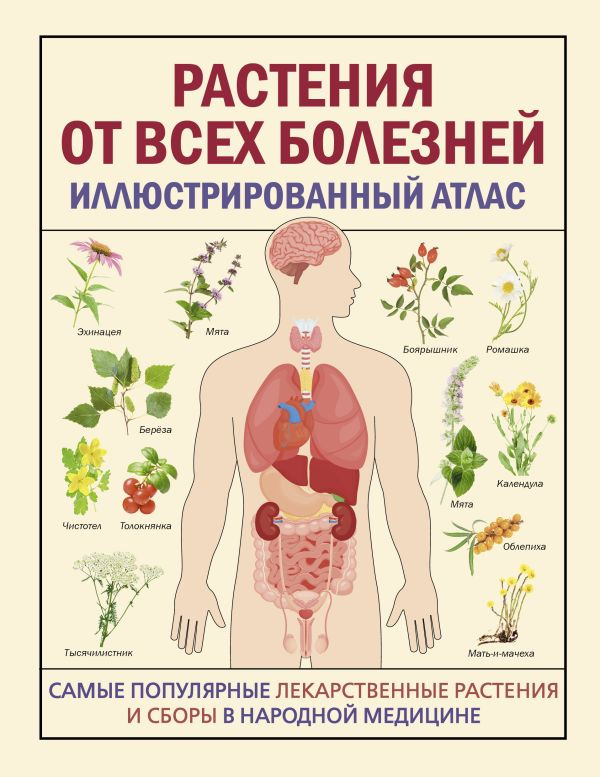 РАСТЕНИЯ ОТ ВСЕХ БОЛЕЗНЕЙ. Иллюстрированный атлас фото 1